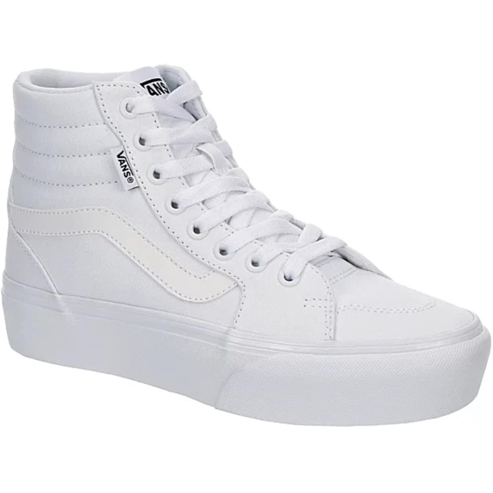 Vans Women's White Filmore High-Top Platform Sneakers 9.5